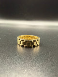 10k Gold Rolex Band Ring 6mm