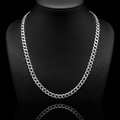 Silver 925 Solid Curb Chain