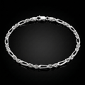 Silver 925 Solid Figurerope Bracelet