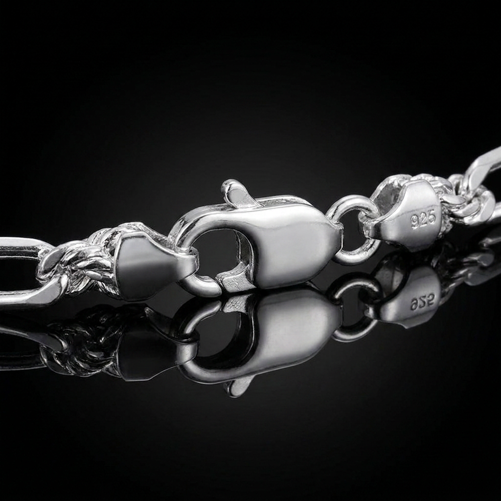Solid Silver 925 Figurerope Bracelet