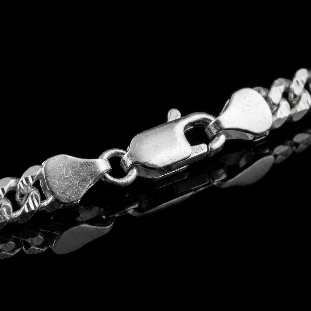Solid Silver 925 Curb Chain 2.8mm