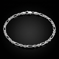 Solid Silver 925 Figurerope Bracelet