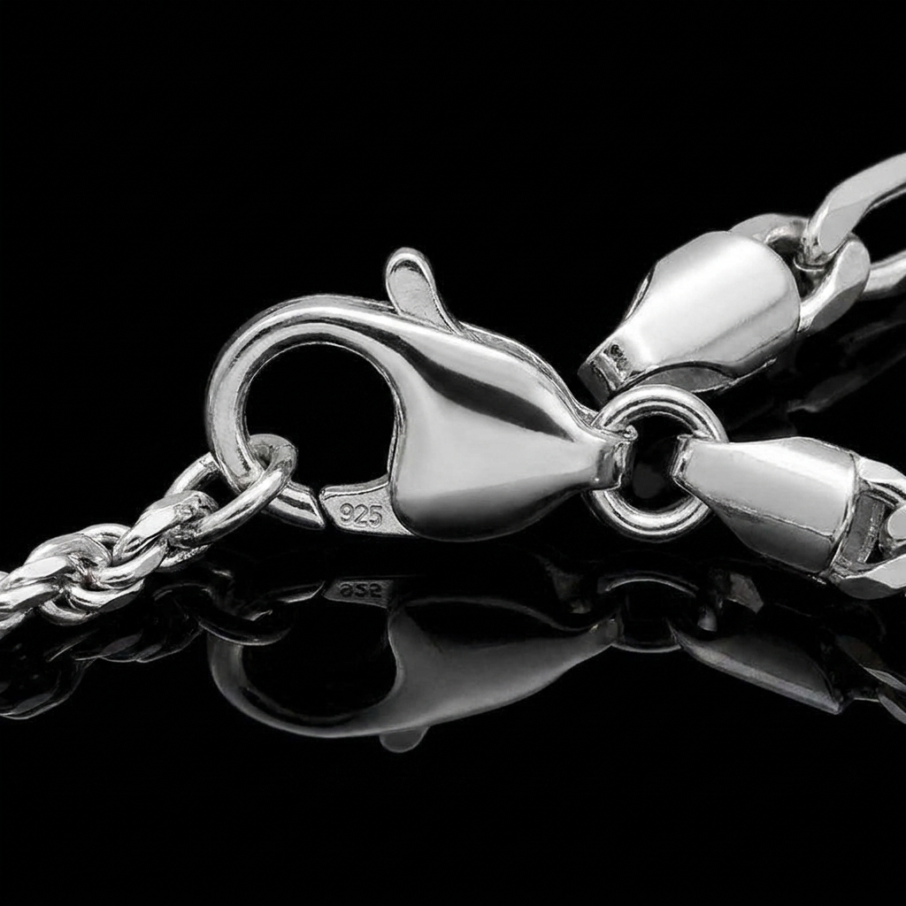 Solid Silver 925 Figurerope Bracelet 4.3mm